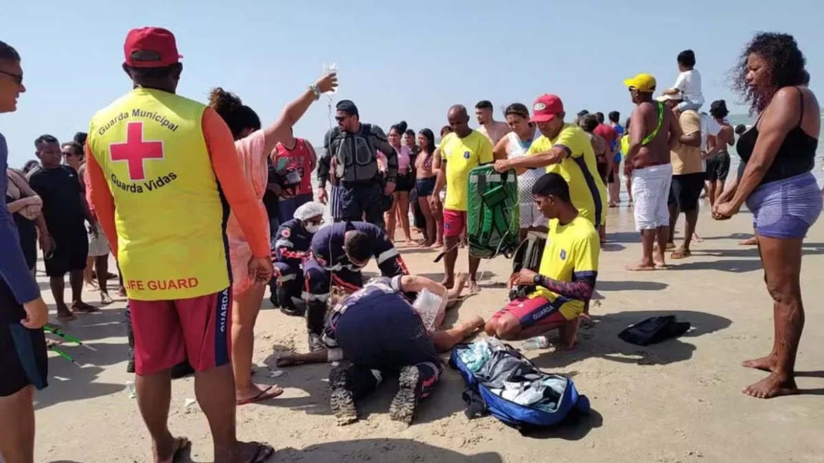 Atleta Olímpico resgata do mar jovem em ato heroico na Praia do Olho d'Água em São Luís