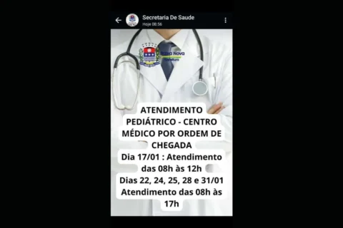 Prefeitura de Balsa Nova anuncia datas para atendimento pediátrico no Centro Médico